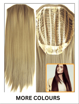 Half Wig Clip In Straight Hair Piece