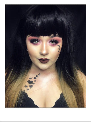 Straight Ombre Wig Black To Blonde