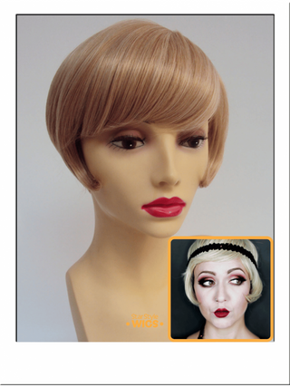 1920s Blonde Flapper Wig