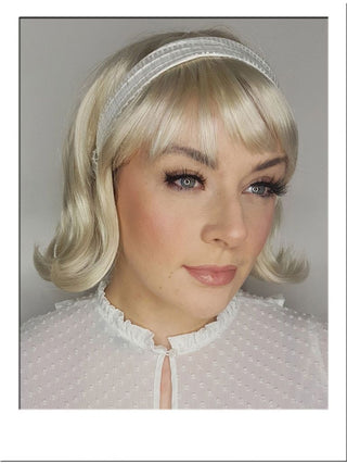 1950s Blonde Bob Wig q6qj-dd