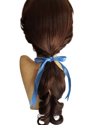 Belle Ponytail Wig Blue Ribbon