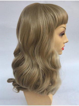 Bettie Bangs Wig Blonde