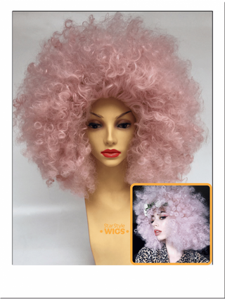 Big Pink Afro Wig