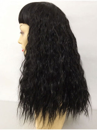 Black Fluffy Wavy Wig