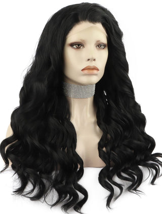 Black Lace Front Wig Long