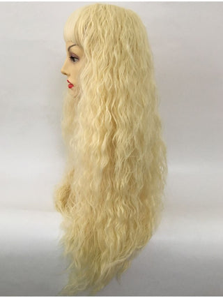 Blonde Crimped Wig