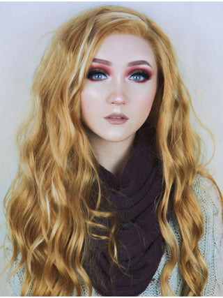 Blonde Wavy Wig Lace Front 