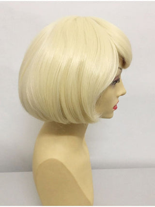 Blonde Wig Short Bob With Bangs