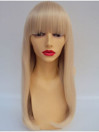 Blonde Wig Straight Fringe UK