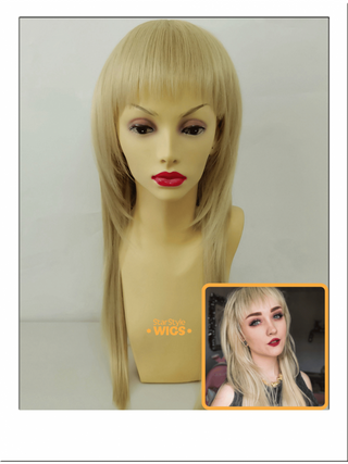 Blonde Wolf Cut Mullet Wig