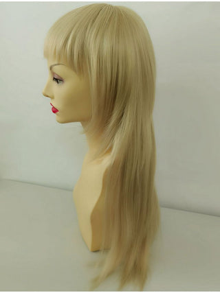 Blonde Wolf Cut Mullet Wig With Bangs