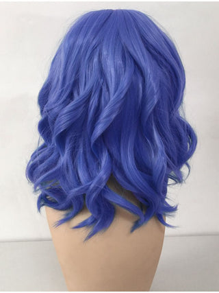 Blue Bob Wig Wavy