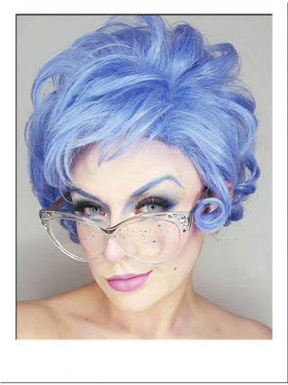 Blue Rinse Old Lady Wig