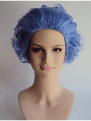 Blue Rinse Wig Old Lady