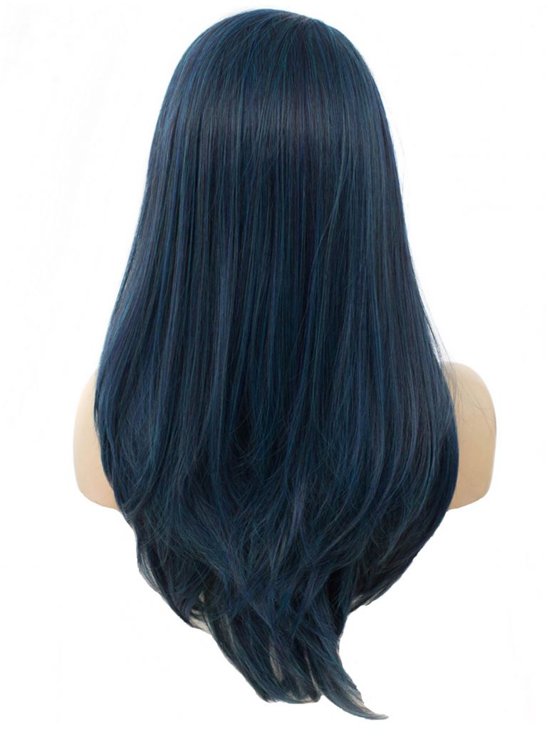 Dark Blue Lace Front Wig Lace Front Wigs UK Star Style Wigs