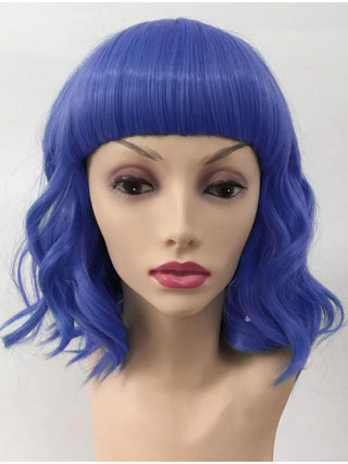 Blue Wig Short Spring