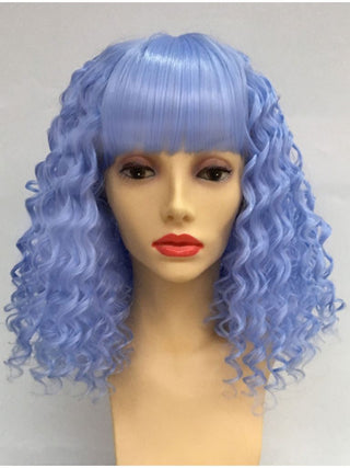 Blue Wig With Bangs 5rky-86