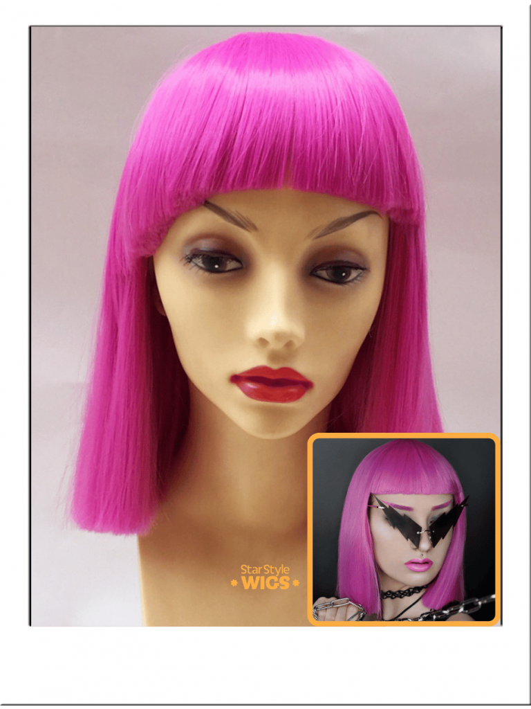 Pink wig quality hot sale