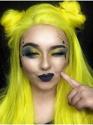 Bright Yellow Lace Front Wig