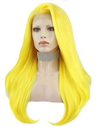 Bright Yellow Lace Front Wig