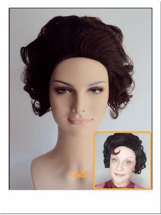 Brown Old Granny Wig