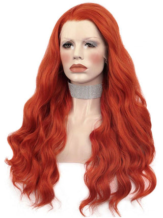 Burnt Orange Lace Front Wig Long