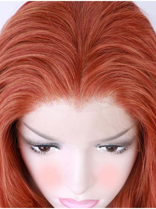 Copper Red Lace Front Wig