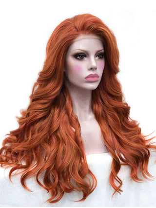 Copper Red Wig Long Lace Front