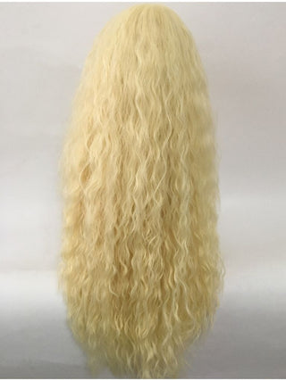 Crimped Wig Blonde Long