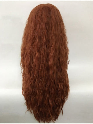 Crimped Wig Curly Red