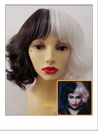 Cruella Costume Wig