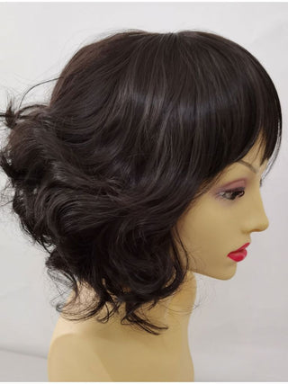 Cruella Wig Black White Punk