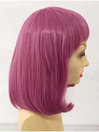 Deep Pink Bob Wig