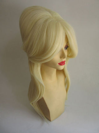 Drag Queen Wig Beehive Blonde