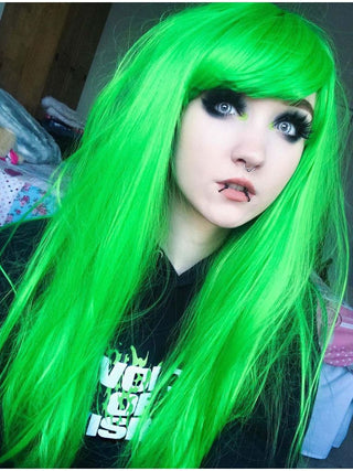 Emo Wig Green