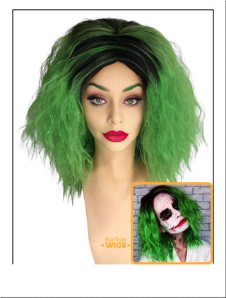 Female Joker Cosplay Wig