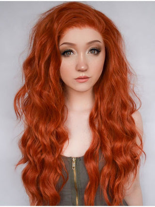 Ginger Lace Front Wig Long Wavy