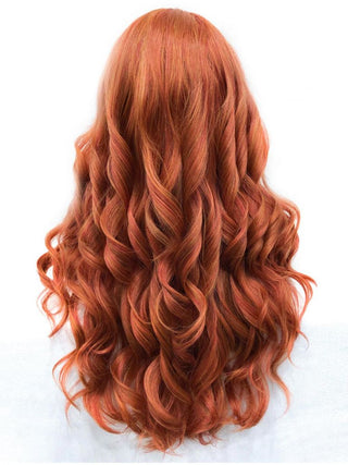 Ginger Red Wig Natural Lace Front