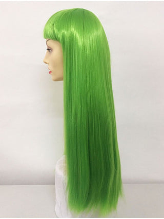 Green Wig With Fringe