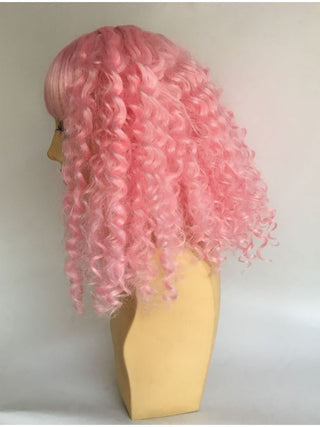 Kinky Afro Wig Pink