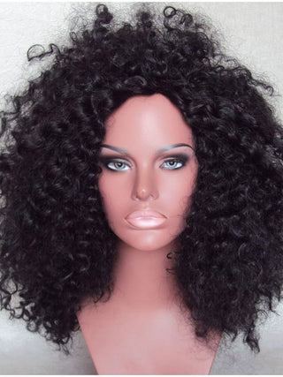 Kinky Curly Wig Afro Black