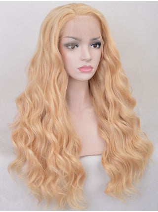 Lace Front Blonde Wavy Wig