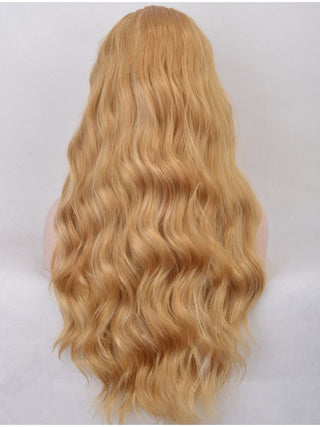 Golden Blonde Wavy Lace Front Wig