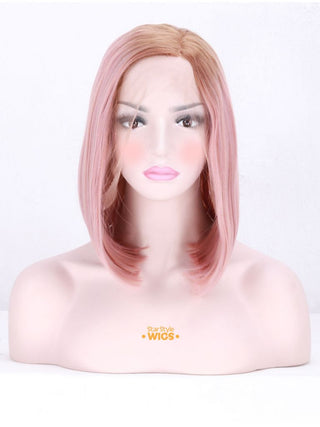 Lace Frontal Wig Rose Gold