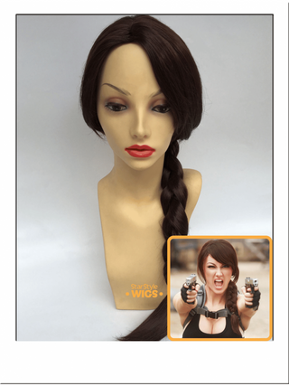 Lara Croft Costume Wig