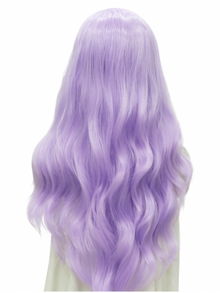 Light Purple Lace Front Wig Wavy