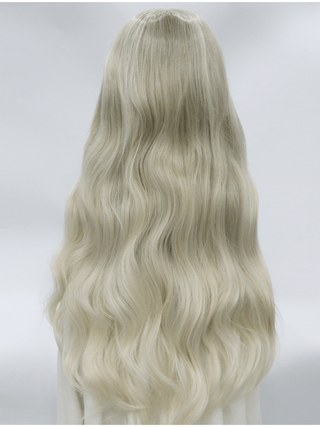 Light Ash Blonde Wavy Wig