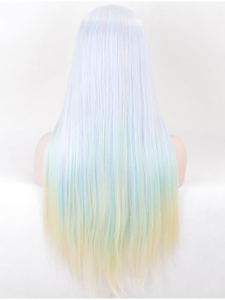 Light Blue Pastel Ombre Wig Lace Front