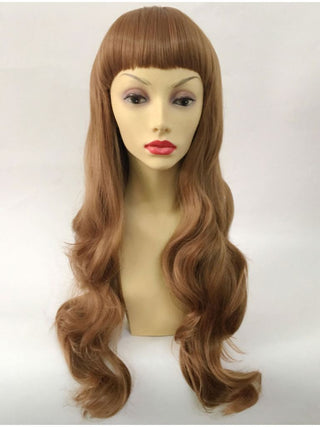 Light Brown Wig With Bangs