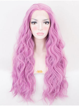 Light Hot Pink Lace Front Wig